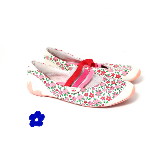 🟢 Adidas Flower Ballerinas